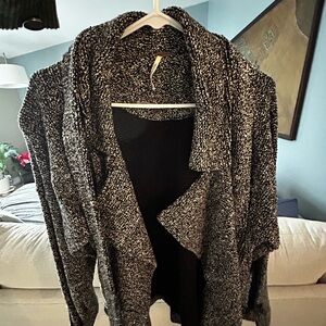 Cozy Black and White Women's Sweater